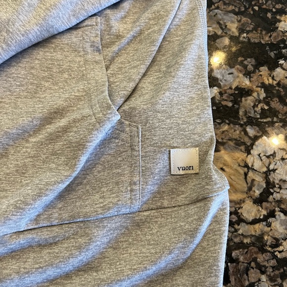 Vuori Gray Zip-Up Hoodie NWT - Picture 2 of 5